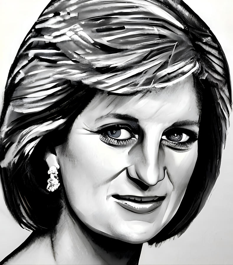 Princess Diana Digital Art by Mauricio Sobalvarro - Fine Art America