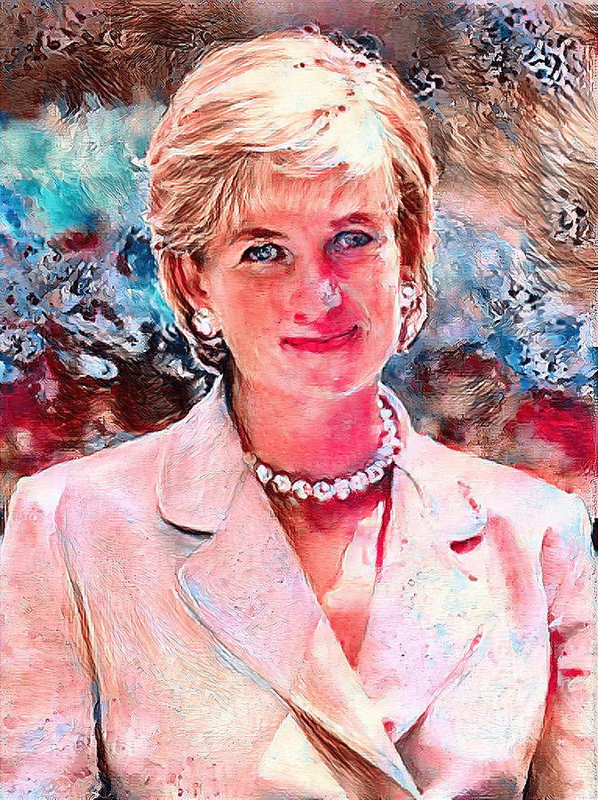 Princess Diana Painting by Princess Diana