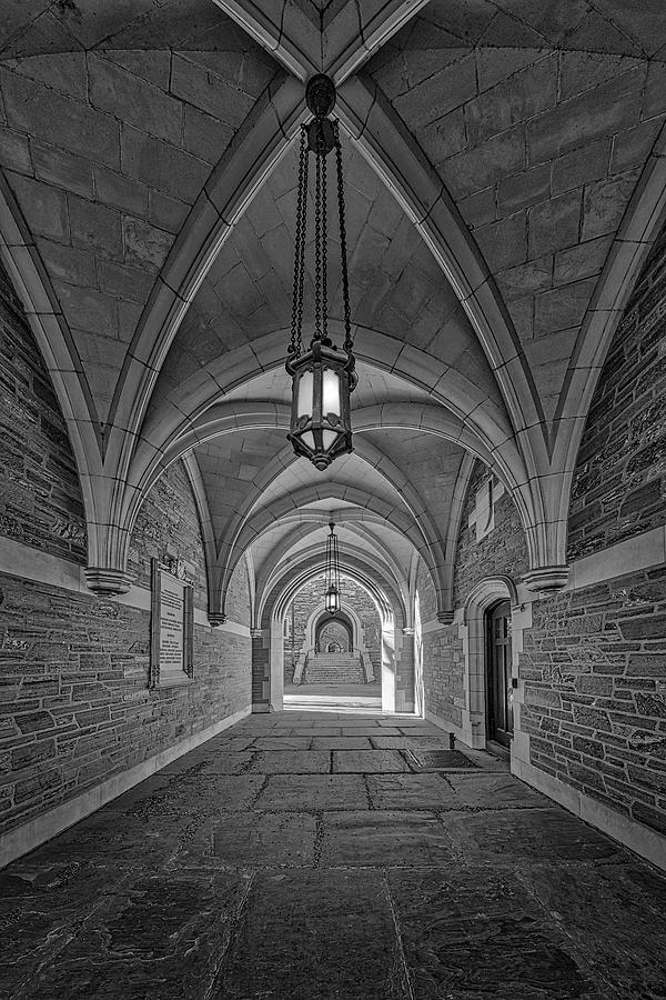 Princeton  University Campbell Hall BW #1 Photograph by Susan Candelario