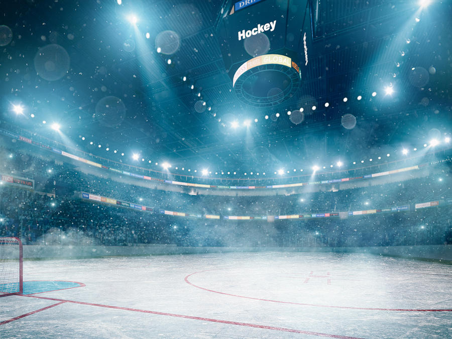 Professional hockey arena Photograph by Aksonov