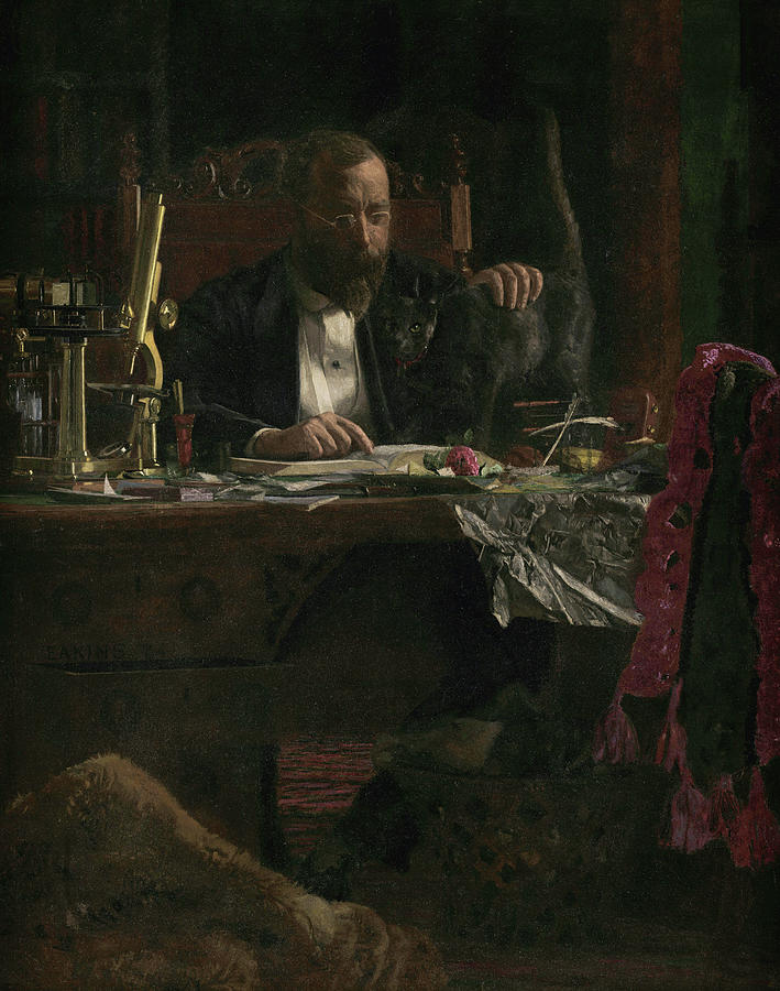 Thomas Cowperthwait Eakins Painting - Professor Benjamin Howard Rand #1 by Thomas Eakins