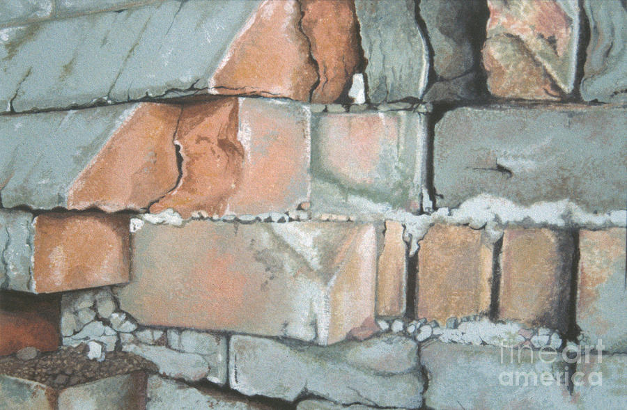  Prospect Park Tunnel Bricks 1982 Painting by William Hart McNichols