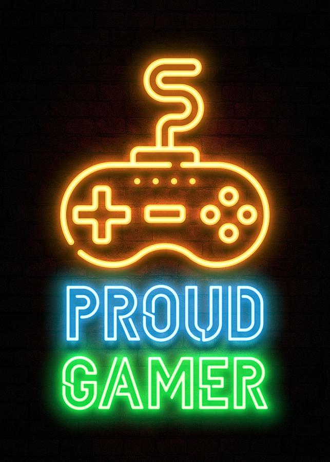 Proud Gamer Digital Art by Mahmood Maher - Pixels