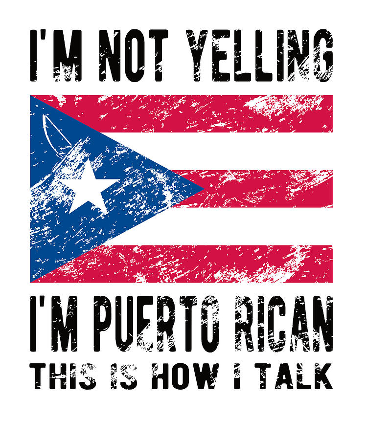 Proud Puerto Rican Roots Puerto Rico Flag Heritage Digital Art by ...