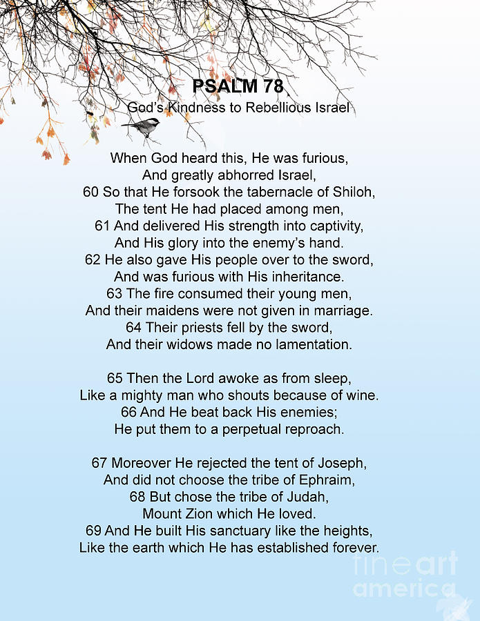 Psalm 78 Pg 7 Painting by Trilby Cole - Pixels