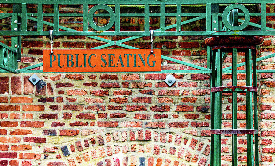 Public Seating #1 Photograph by Darryl Brooks