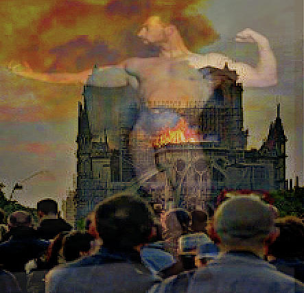 Public Spectacle Digital Art By Claude Theriault