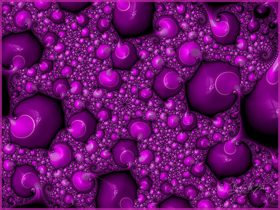 Purple Bubbles #2 Photograph by Barbara Zahno