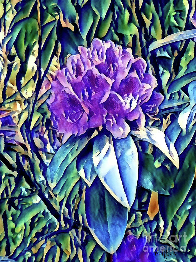 Purple Passion #2 Digital Art by Eileen Kelly