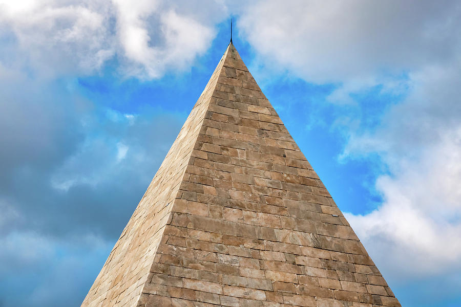 Pyramid of Cestius Photograph by Fabrizio Troiani - Fine Art America