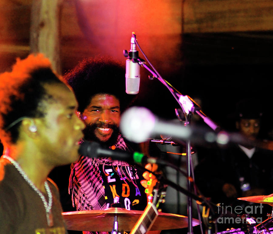 Questlove with The Roots at Loki Festival at Deerfields in Ashev #1 Photograph by David Oppenheimer
