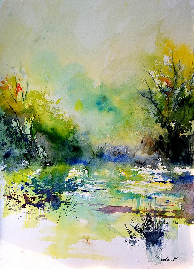 Quiet waters #1 Painting by Pol Ledent