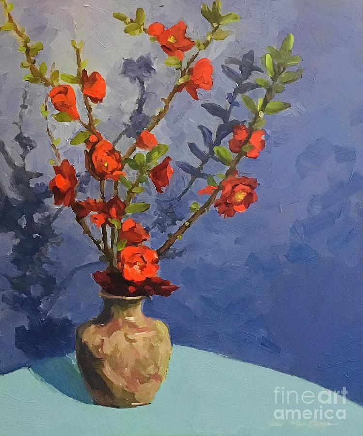 Quince #2 Painting by Anne Marie Brown