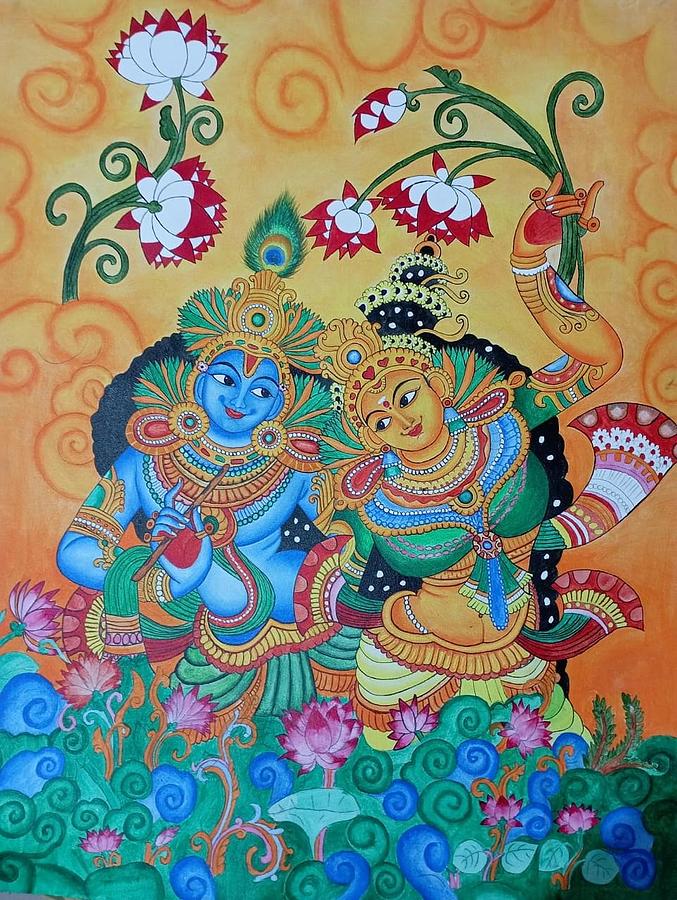 Shri Krishna colour pencil drawing... - Sunita Drawing Art | Facebook
