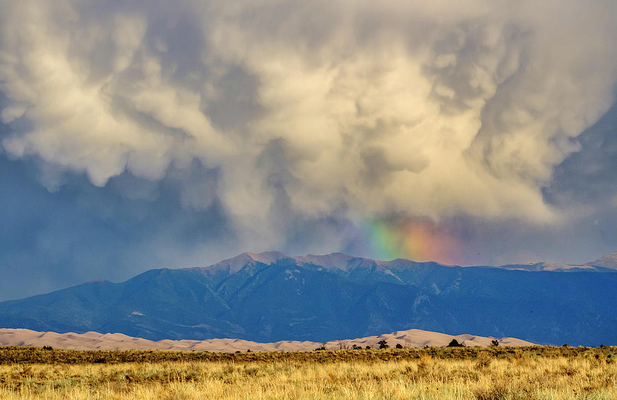 Rainbow and Clouds Great Sand Dunes Photograph by Patrick Reddy - Fine ...