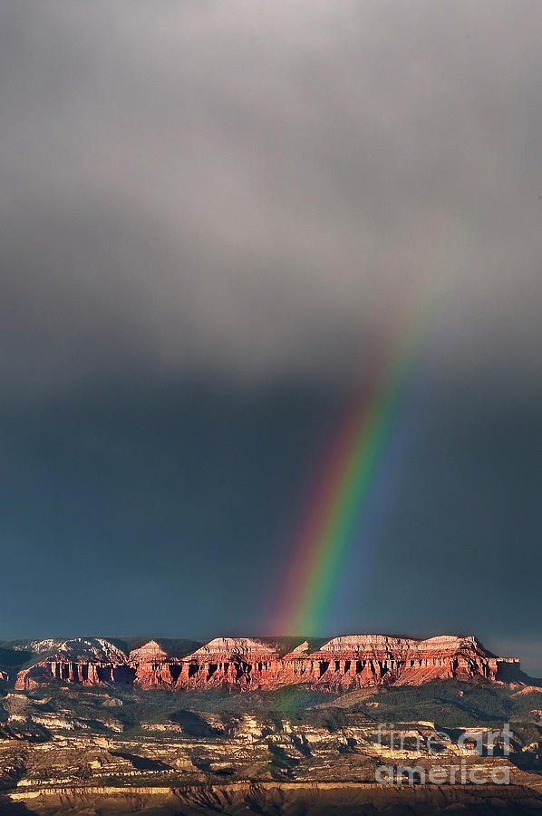 Rainbow Aquarius Plateau Bryce Canyon National Park #1 Photograph by Dave Welling