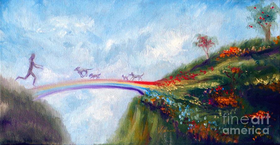 Rainbow Bridge II Painting by Stella Violano