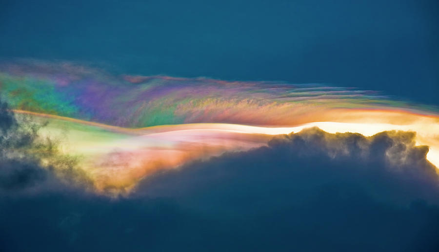 Rainbow Clouds #1 Photograph by Tommy Farnsworth