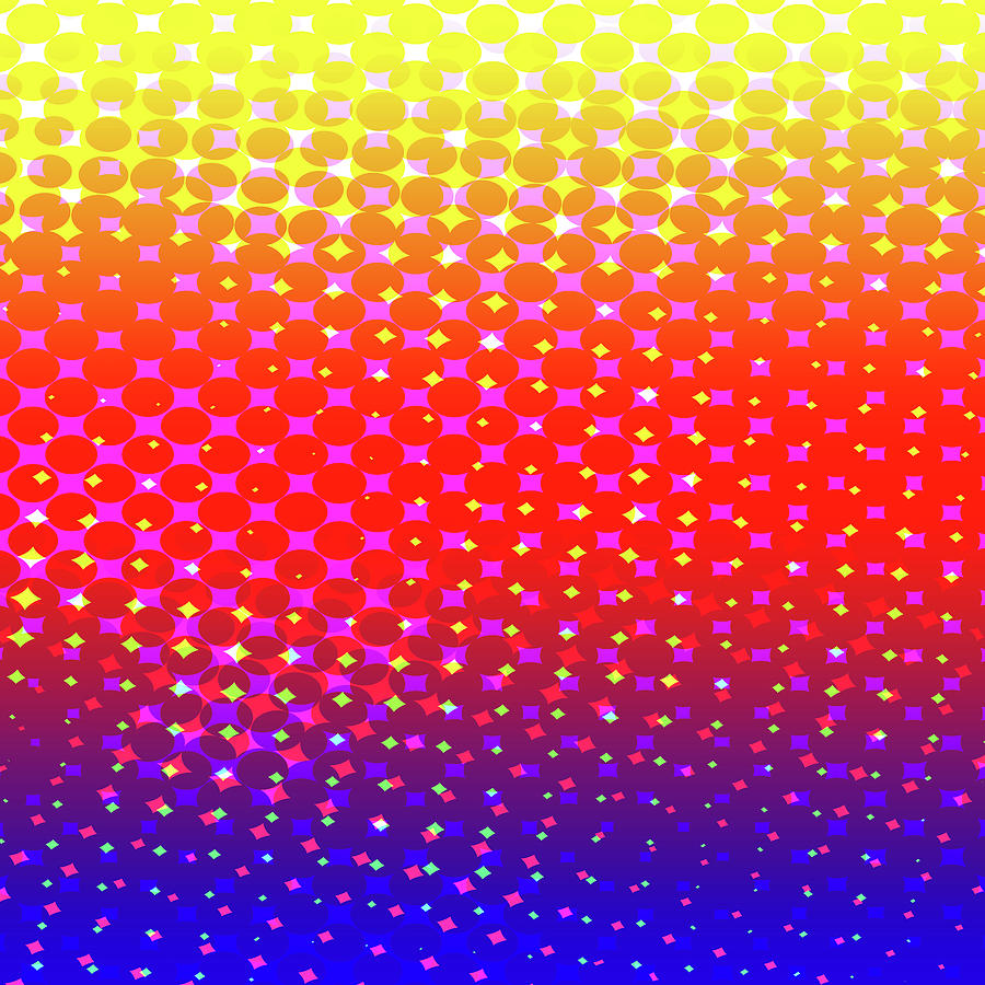 Rainbow Glitter Pattern #1 Digital Art by Melinda Firestone-White