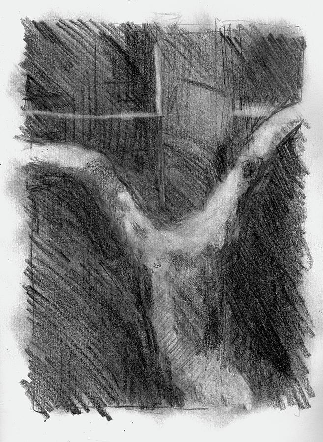 Raining Darkness #2 Drawing by Daniel Bonnell