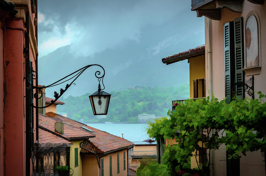 Rainy Day in Bellagio #1 Photograph by Douglas Wielfaert