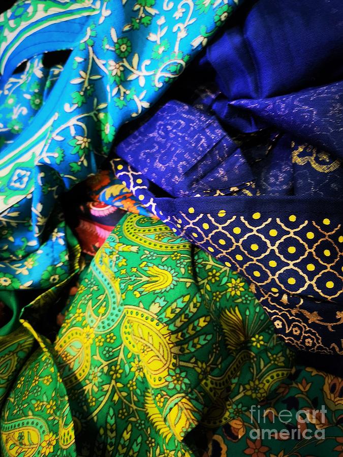 Rajasthani Fabrics #2 Photograph by Jarek Filipowicz
