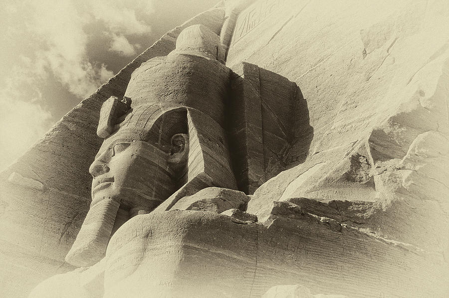 Rameses II colossus #1 Photograph by Steve Estvanik