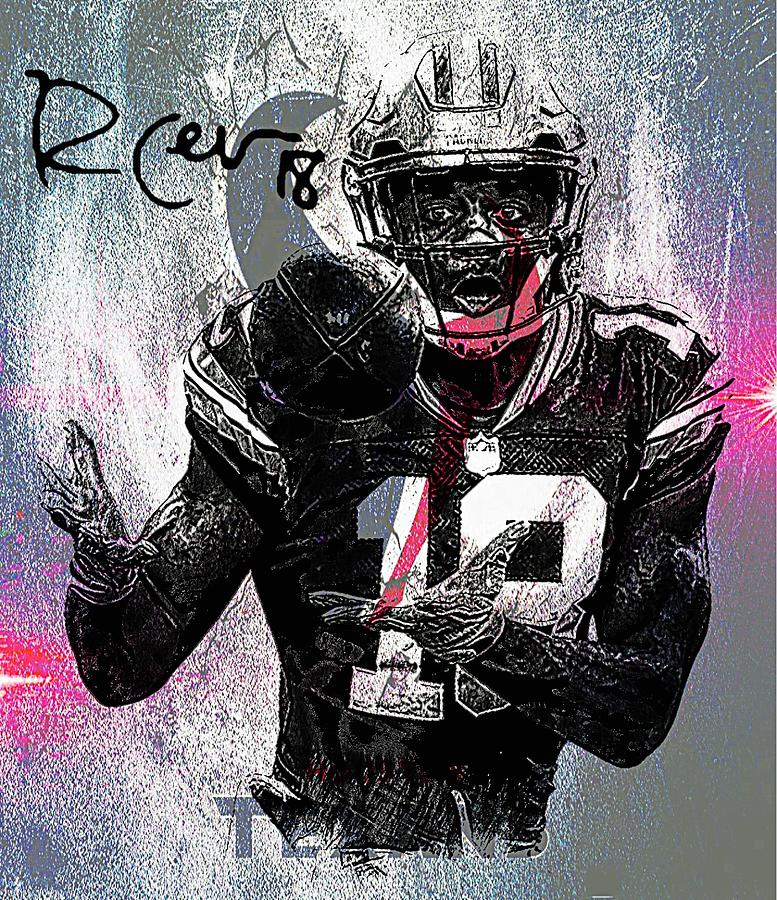 Randall Cobb Texans WR.. Digital Art by Bob Smerecki - Pixels