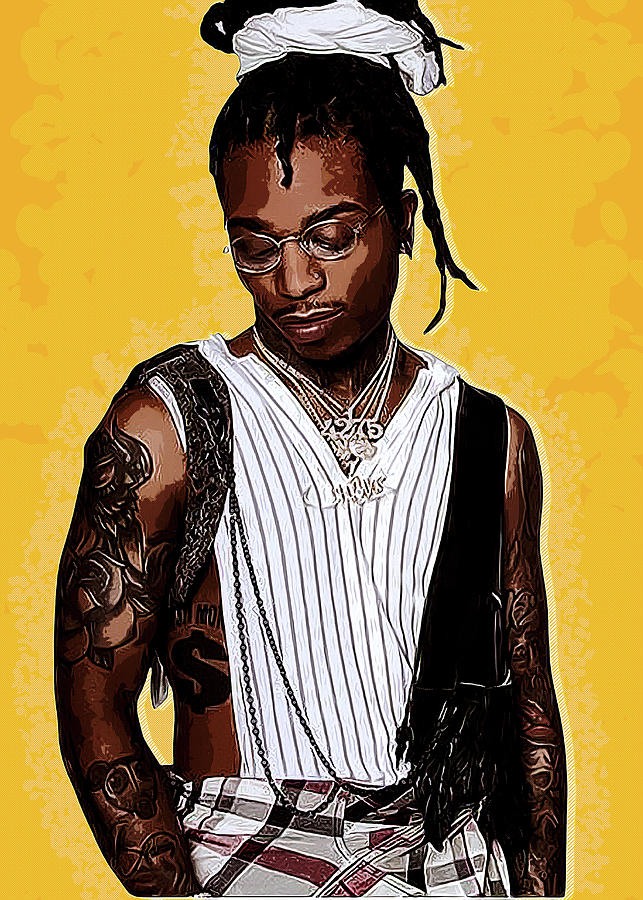 Rapper Professionally Jacquees Digital Art by Najarro Quinn