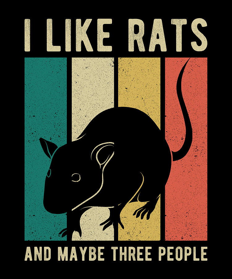 Rat Saying Funny Digital Art by Manuel Schmucker - Pixels