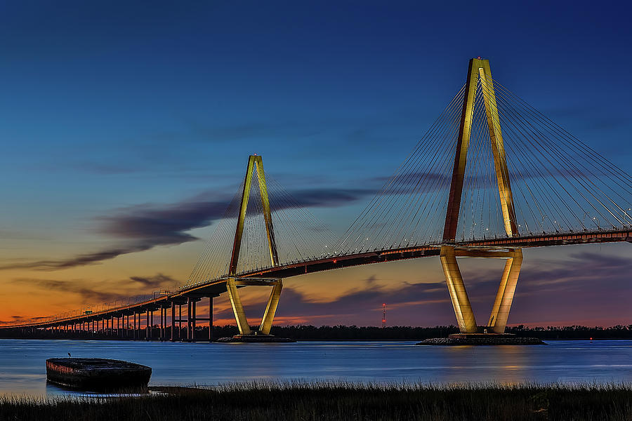 Ravenel Bridge, Charleston Photograph by Frank Haeussler - Fine Art America