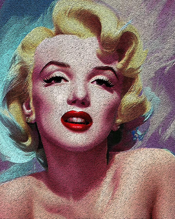 Realistic Portrait Of Marilyn Monroe Digital Art by Edgar Dorice - Fine ...