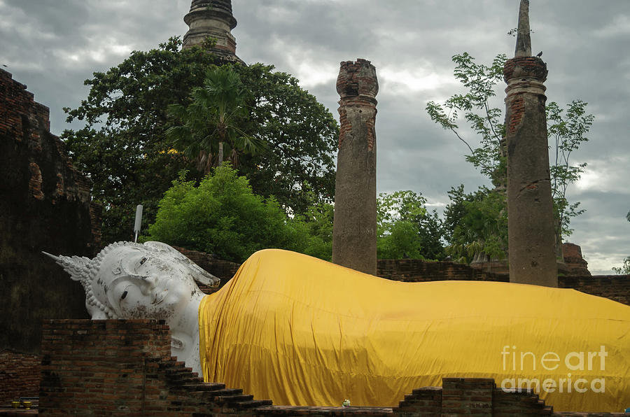Reclining Buddha #2 Photograph by Michelle Meenawong