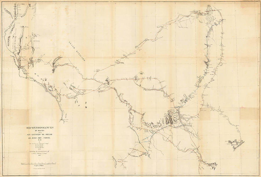 Reconnoissances of Routes from San Antonio De Bexar El Paso Del Norte c ...