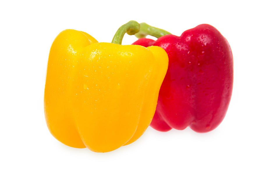 Red and yellow peppers #1 Photograph by MegaShabanov