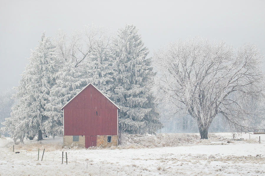 Red Barn #1 Photograph by Brook Burling