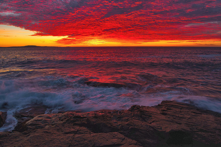 Red In The Morning, Sailors Take Warning #2 Photograph by Stephen Vecchiotti