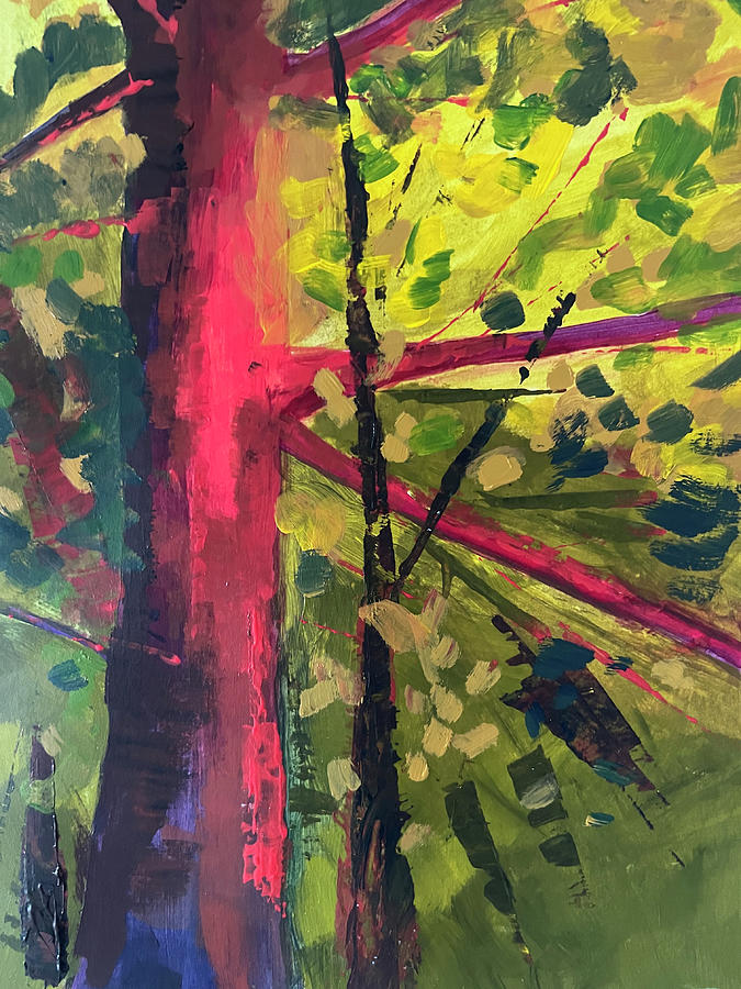 Red Light #1 Painting by Nancy Merkle