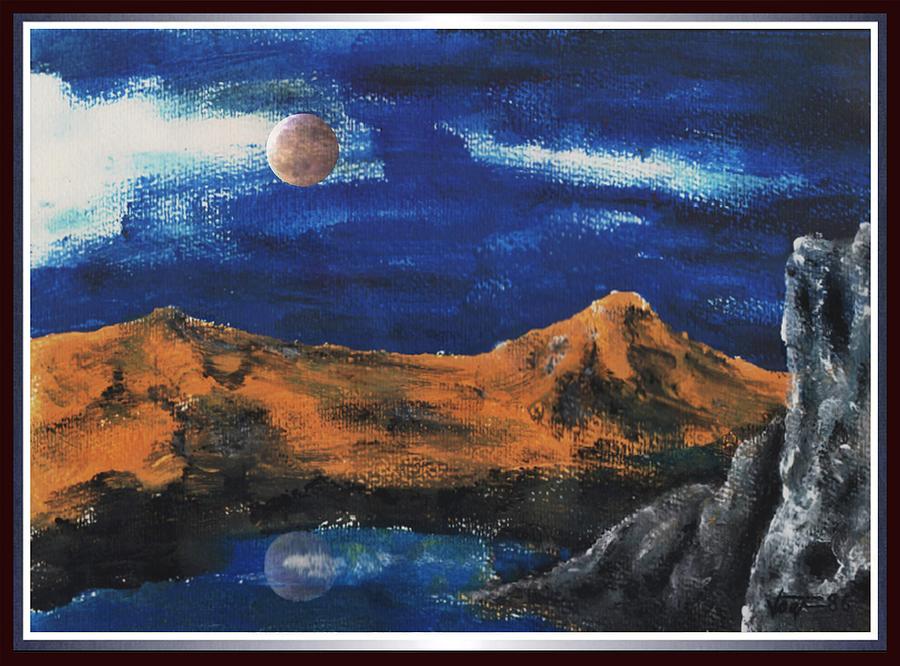 Moon  Reflection. . . Painting