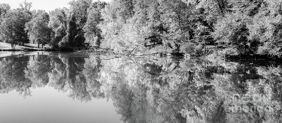 Black And White Photograph -  Reflection  #1 by Joseph Miko