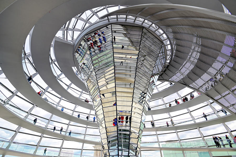 Reichstag Dome in Berlin, Germany Photograph by James Byard - Fine Art ...