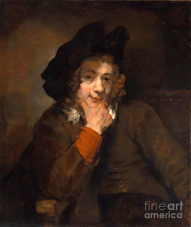 Rembrandt Painting - Rembrandt van Rijn - The Artist Son Titus #1 by Alexandra Arts