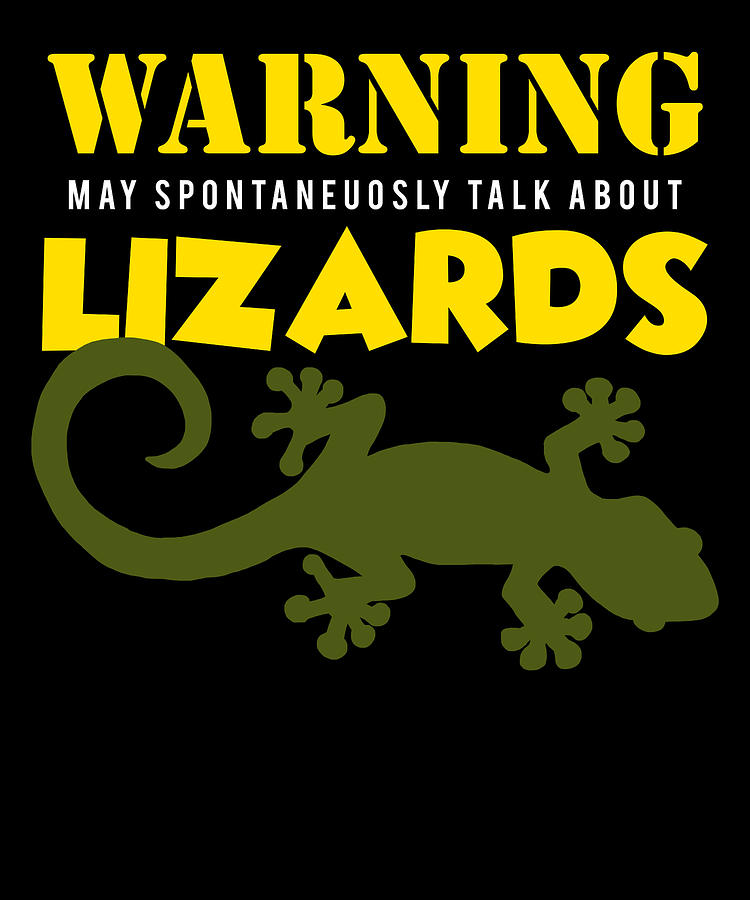 Reptile Lizard Funny Digital Art by Michael S - Pixels