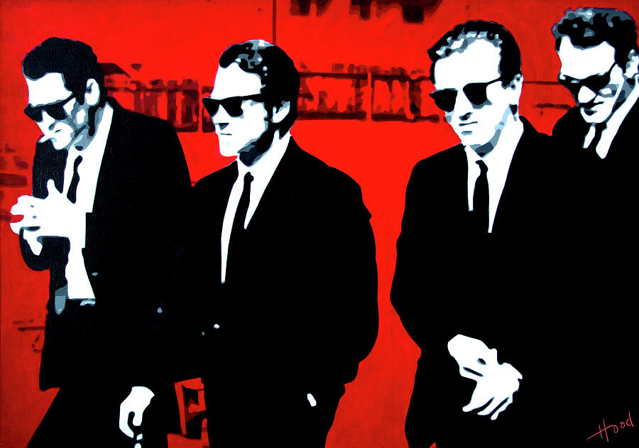 Reservoir Dogs #1 Painting by Hood MA Central St Martins London