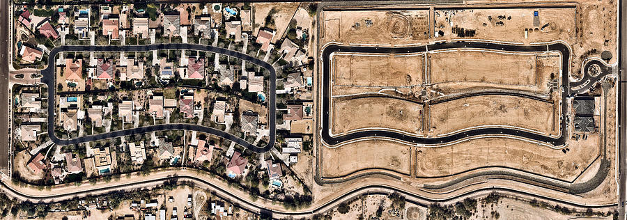 Residental Area in Phoenix, Arizona, USA #1 Photograph by Nearmap