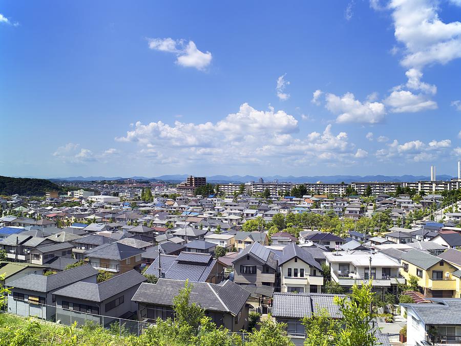 Residential Area. Kobe, Hyogo Prefecture, Japan #1 Photograph by View Photos/amanaimagesRF