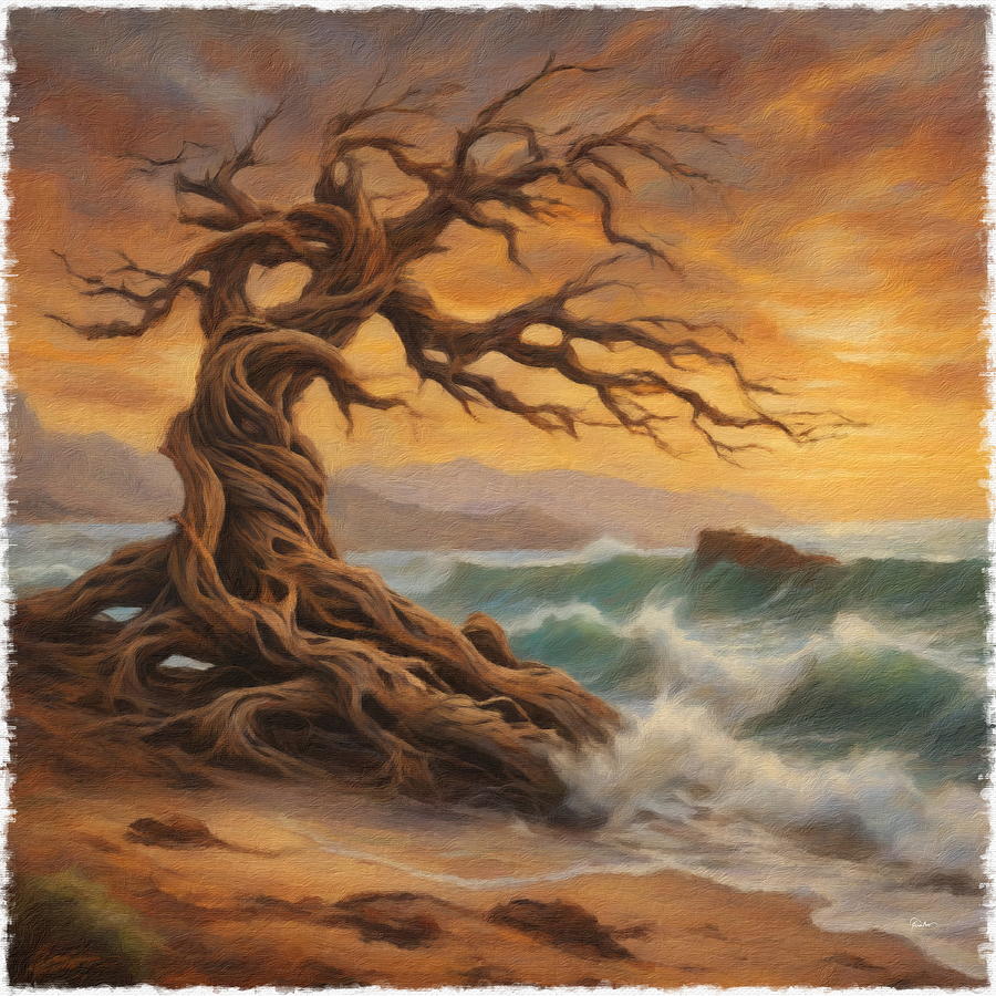  Resilience - Tree of the Tide Digital Art by Russ Harris