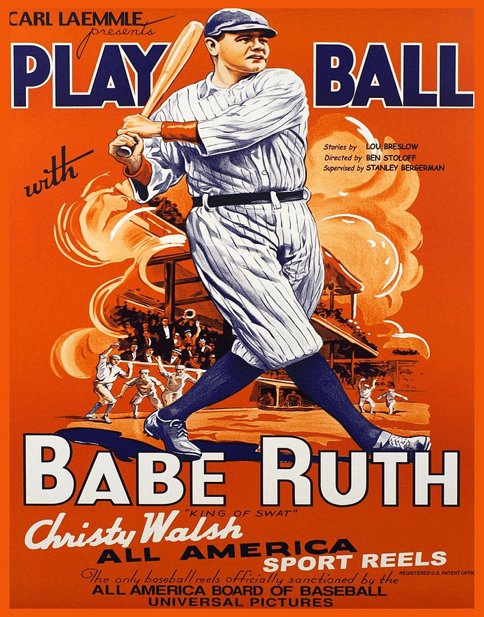 Retro Baseball Poster #1 Photograph by Action Photo