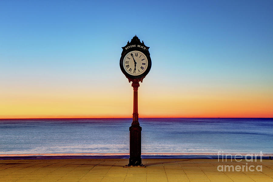 Revere Beach Clock Photograph By Denis Tangney Jr Fine Art America