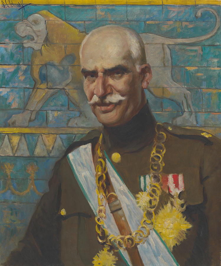 Reza Shah Pahlavi Painting By Samuel Johnson Woolf Fine Art America